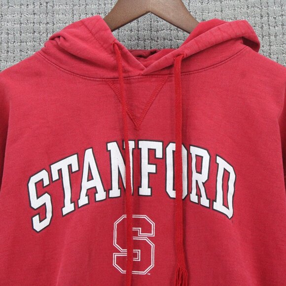 Vintage TCX Apparel x Stanford University Hoodie Sweatshirt Women Large Red Y2k - Picture 5 of 9